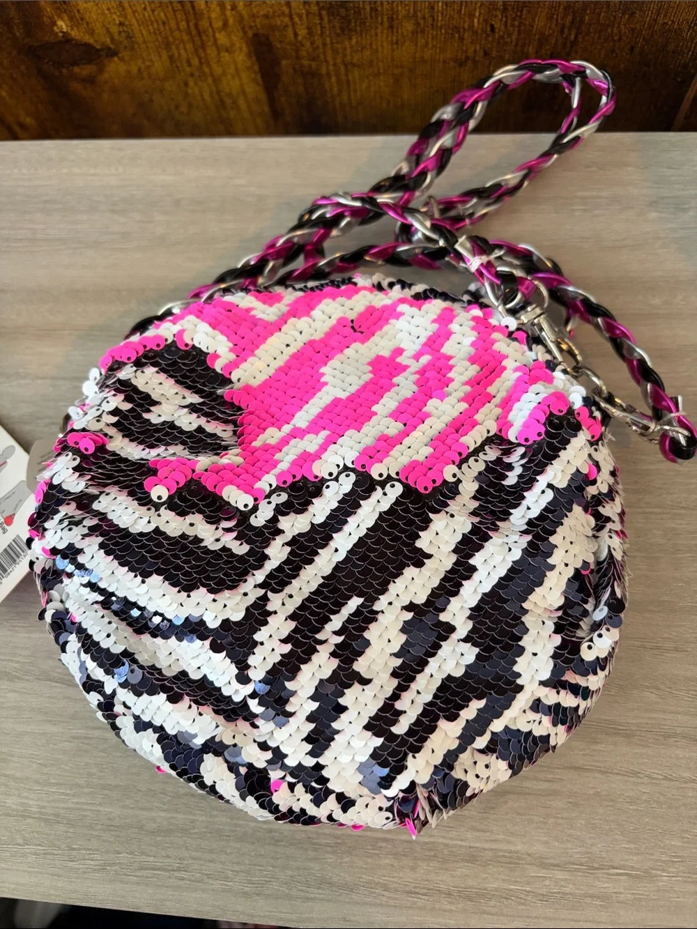 Ty Girls Sequin Animal Crossbody Bag